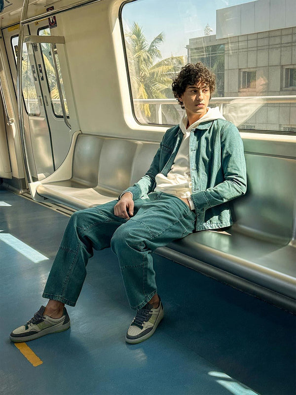 RARE RABBIT Men Comfort Low Distress Light Fade Stretchable Jeans