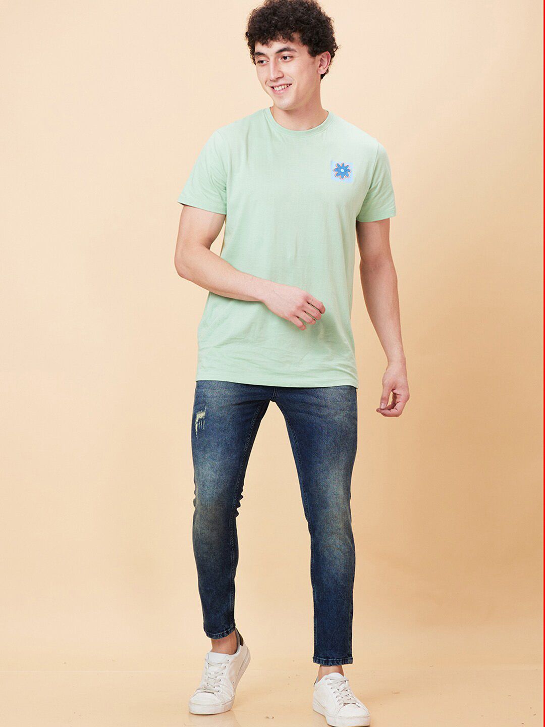 Being Human Men Low Distress Heavy Fade Jeans