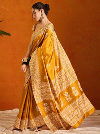 Saree mall Ethnic Motifs Bagru Sarees