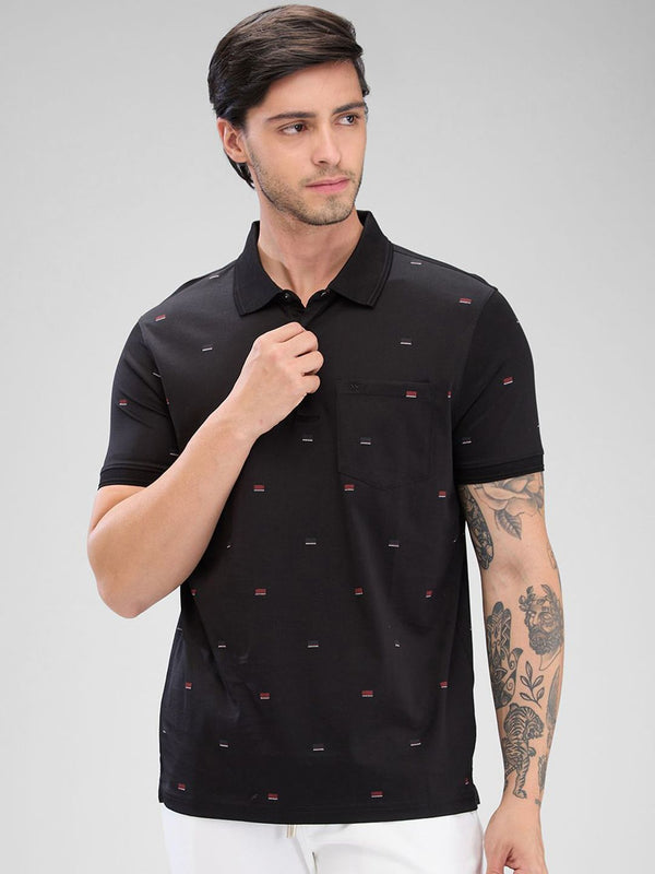 Park Avenue Men Polo Collar Slim Fit T-shirt