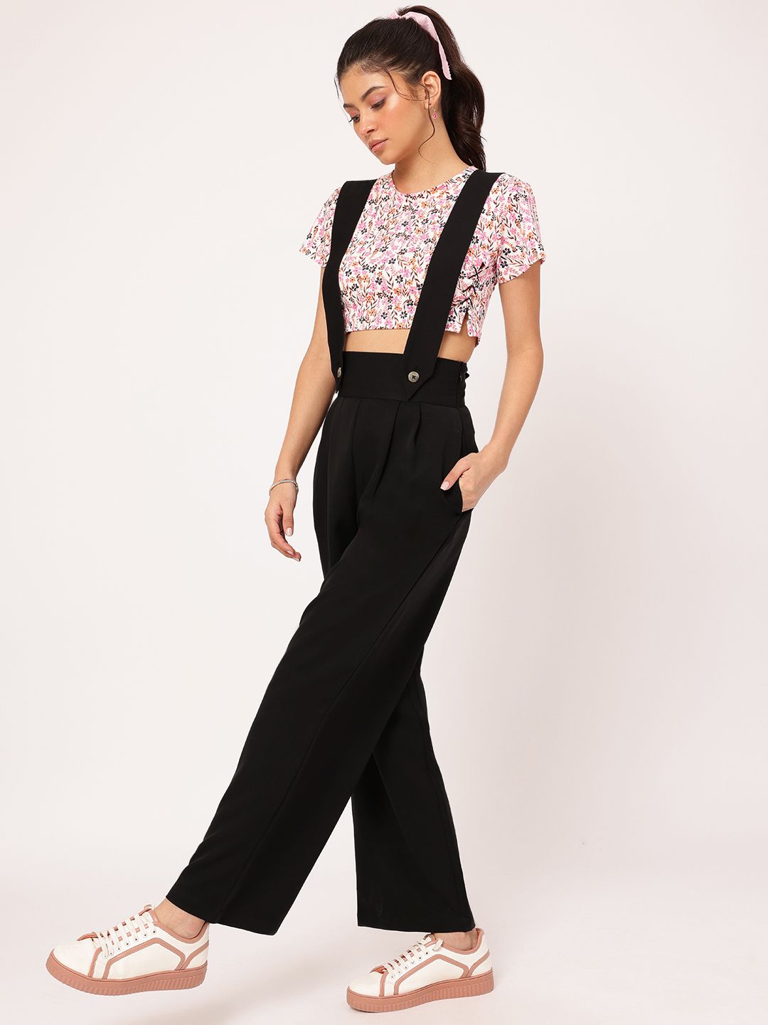 DressBerry Urban Utility Trousers with Suspenders