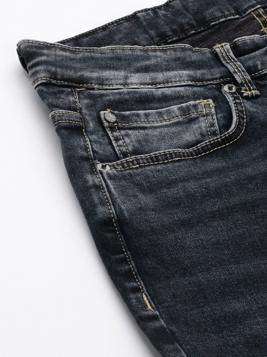 SPYKAR Men Rafter Bootcut Heavy Fade Stretchable Jeans