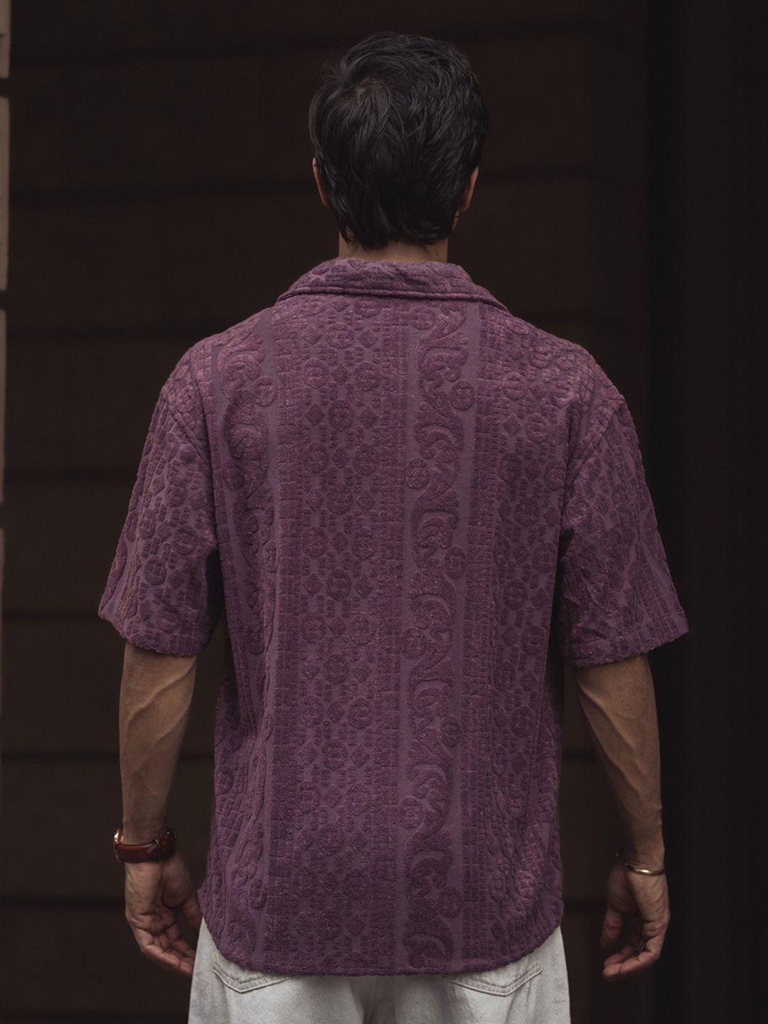 Powerlook India Slim Spread Collar Checked Oversized Casual Shirt