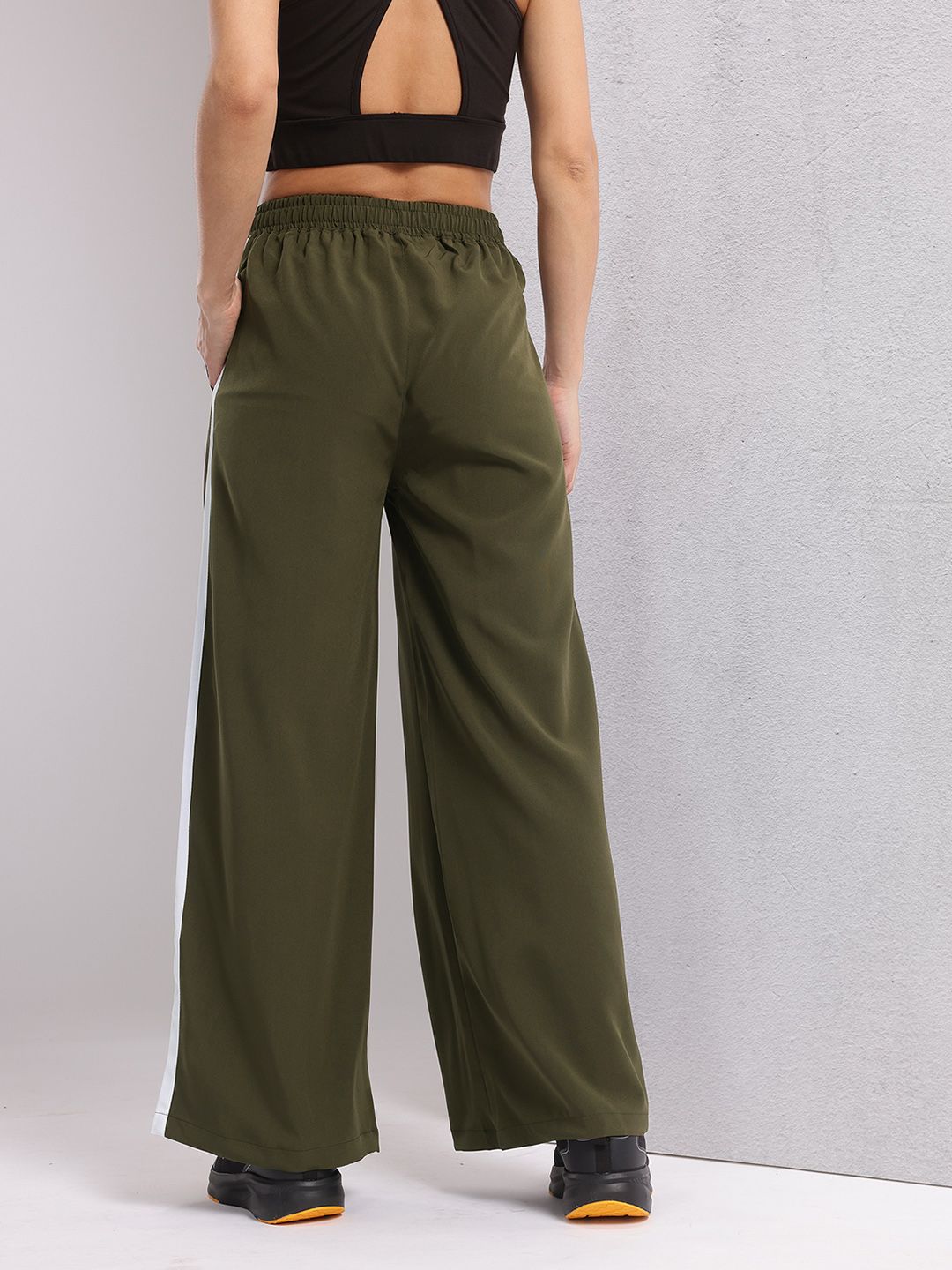 HRX by Hrithik Roshan Women Side Stripe Rapid-Dry Training Track Pants