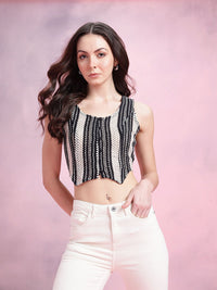 DressBerry Crochet Crop Top