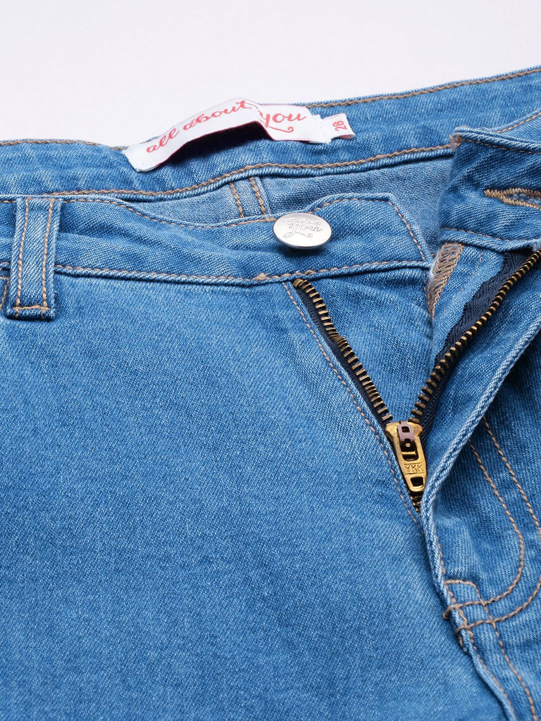 all about you Women Boyfriend Fit High-Rise Stretchable Jeans