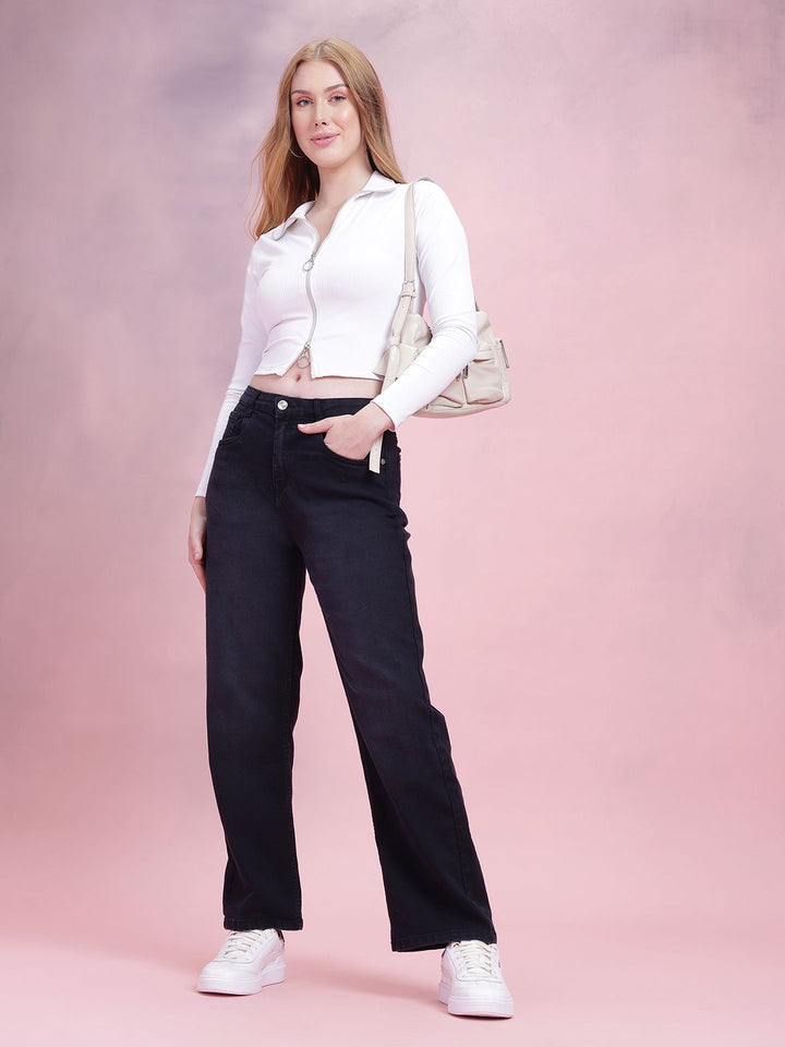 DressBerry Women Light Fade Stretchable Straight Fit Jeans