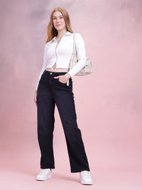 DressBerry Women Light Fade Stretchable Straight Fit Jeans