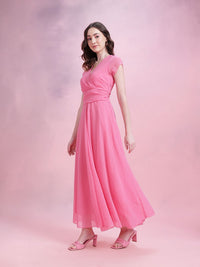 DressBerry V-Neck Maxi Dress