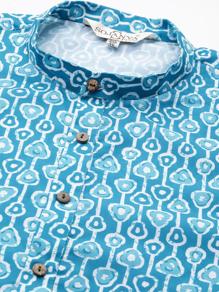 SOJANYA PLUS Ethnic Motifs Printed Cotton Kurta