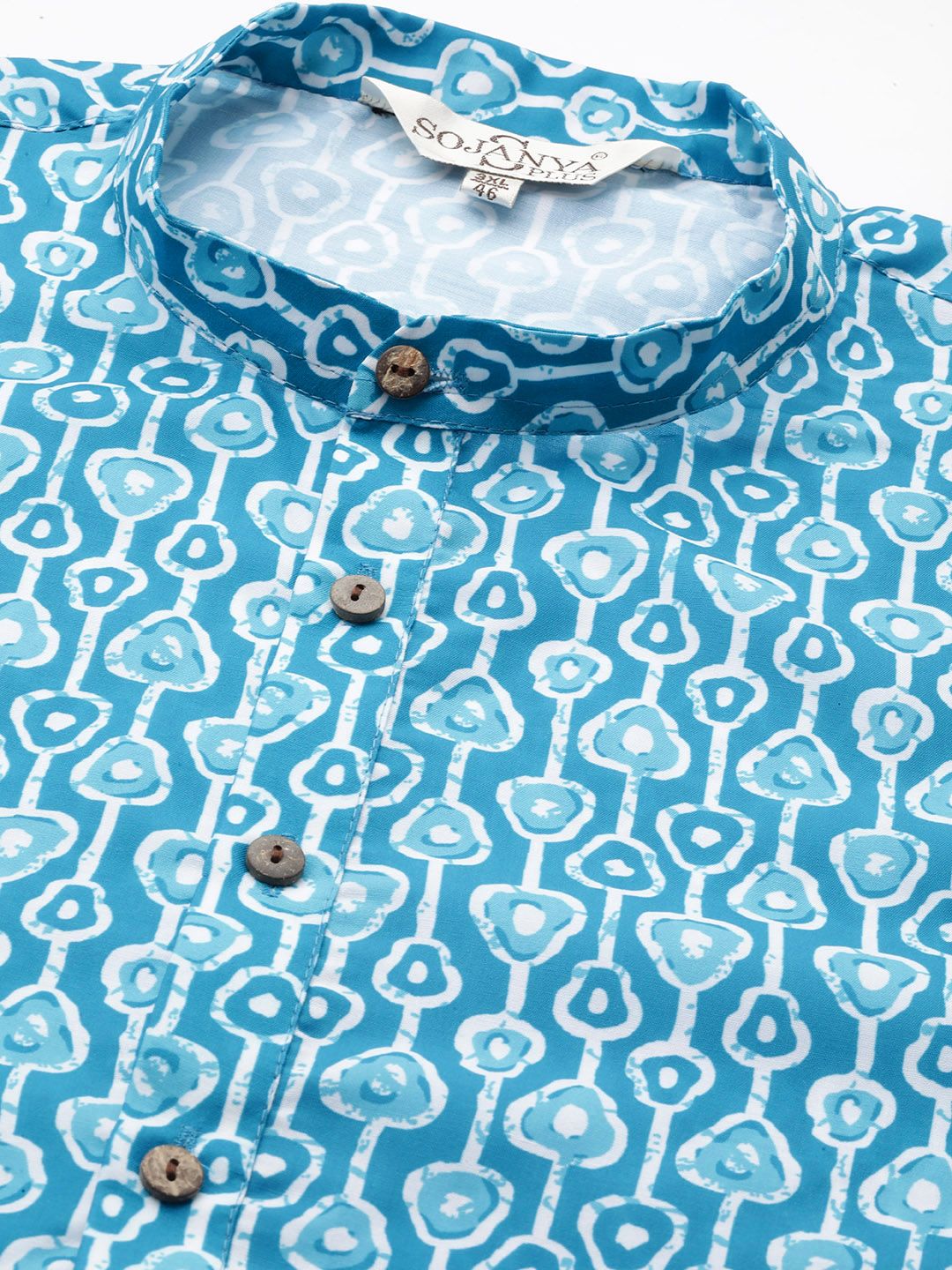 SOJANYA PLUS Ethnic Motifs Printed Cotton Kurta