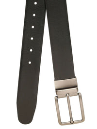 Teakwood Leathers Men Textured Leather Reversible Formal Belt