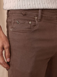 Mr Bowerbird Men Cropped Tapered Fit Stretchable Jeans