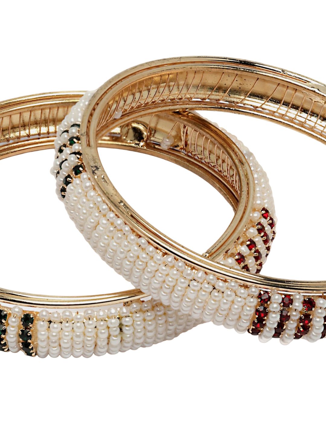 Set PANASH 2 Gelang Manik Mutiara Bersalut Emas