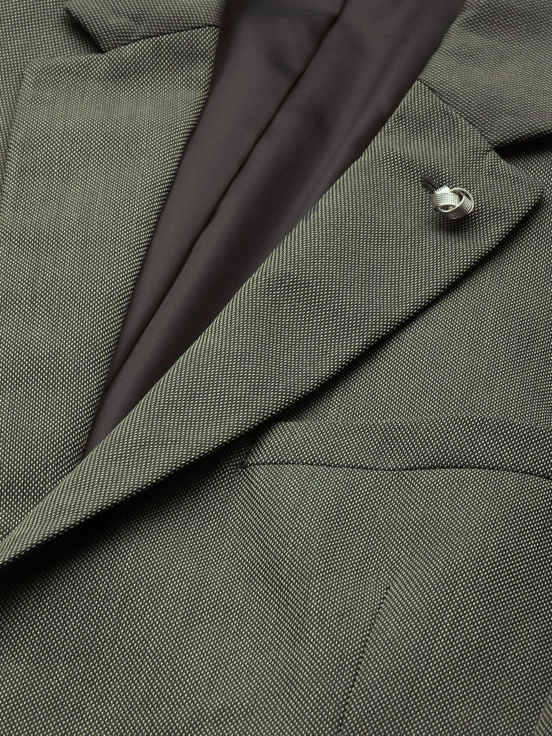 Park Avenue Super Slim Fit Notched Lapel Collar 3 Piece Party Suit