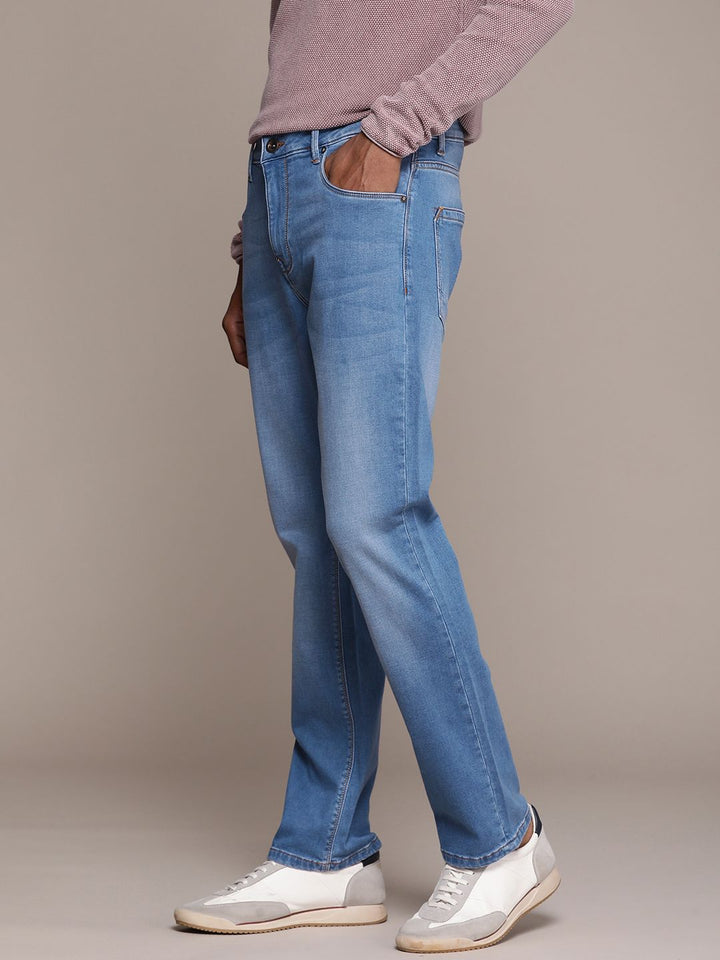 Mr Bowerbird Men Straight Fit Stretchable Casual Jeans
