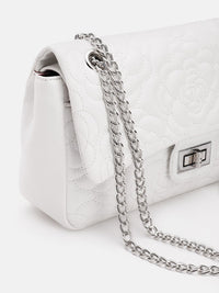 Lino Perros Beg Sling Berstruktur Floral Floral