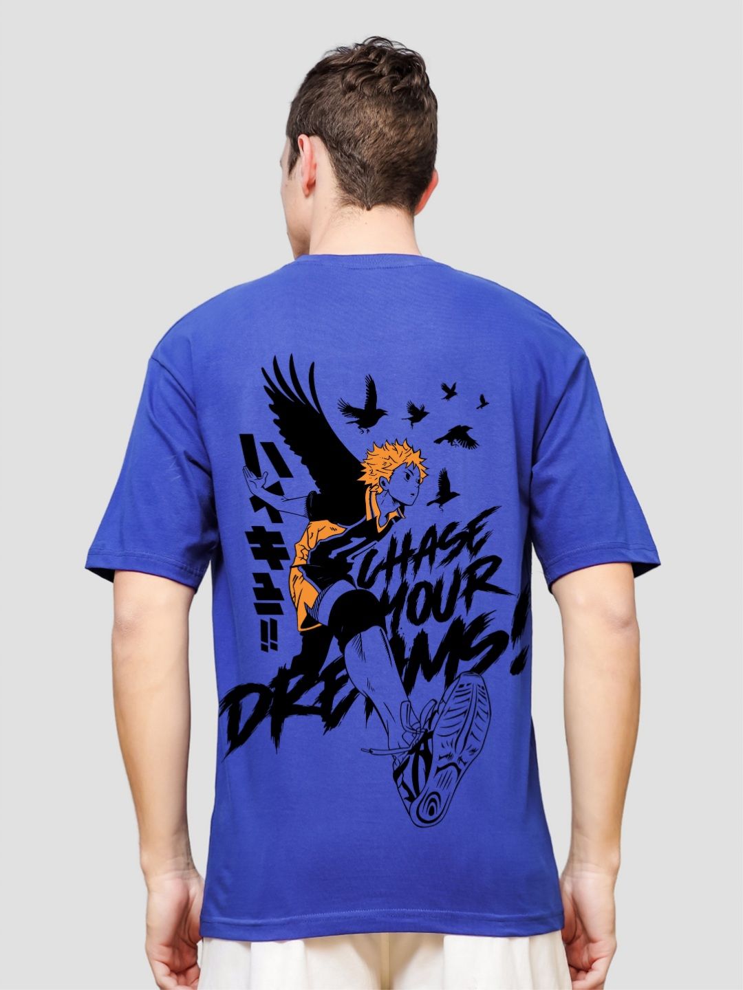 ADRO Men Printed Applique T-shirt