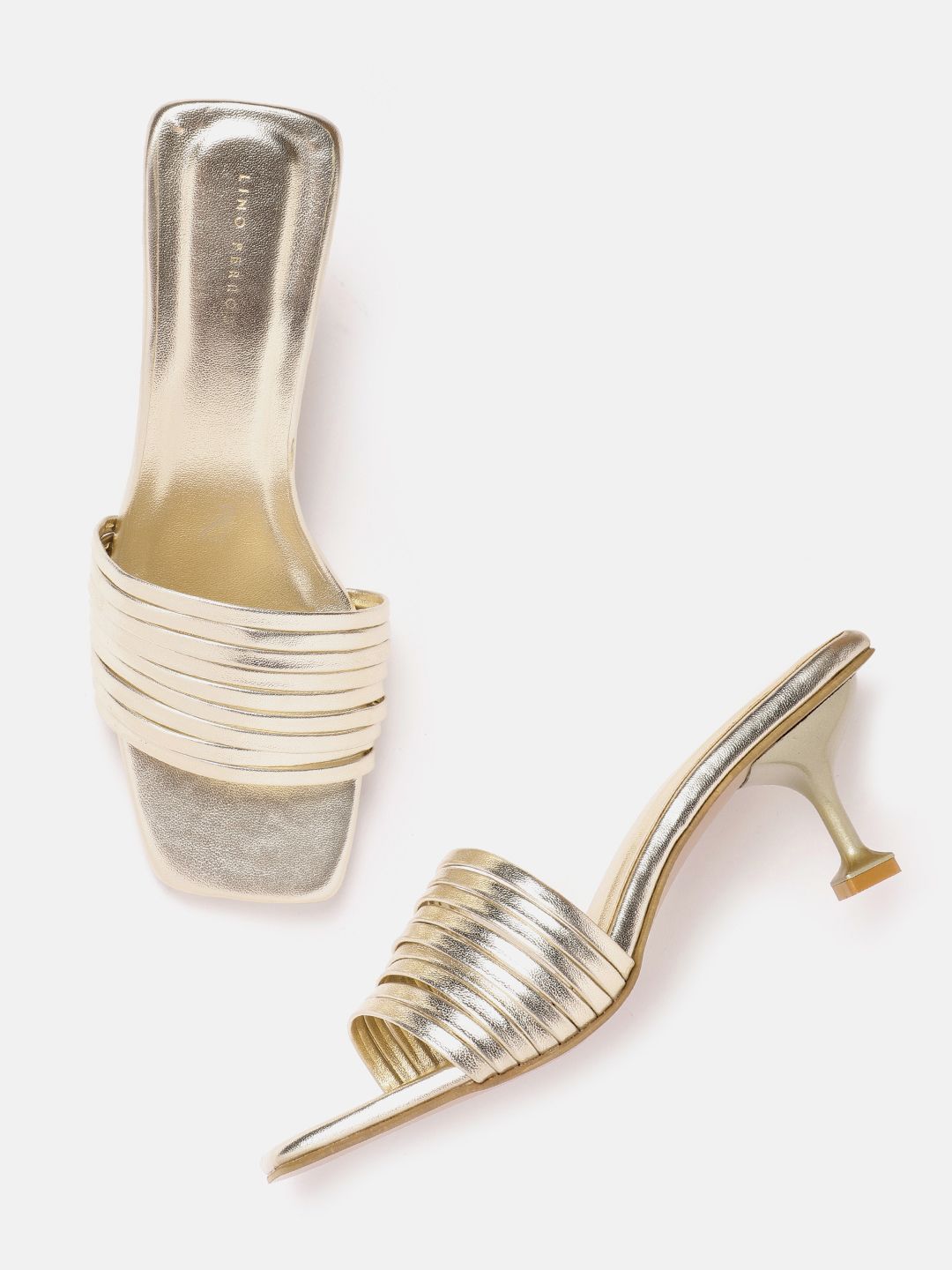 Lino Perros Strappy Kitten Heels