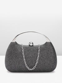 Lino Perros Women Glittery Effect Box Clutch
