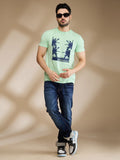 Being Human Men Floral Printed Tropical Applique T-shirt