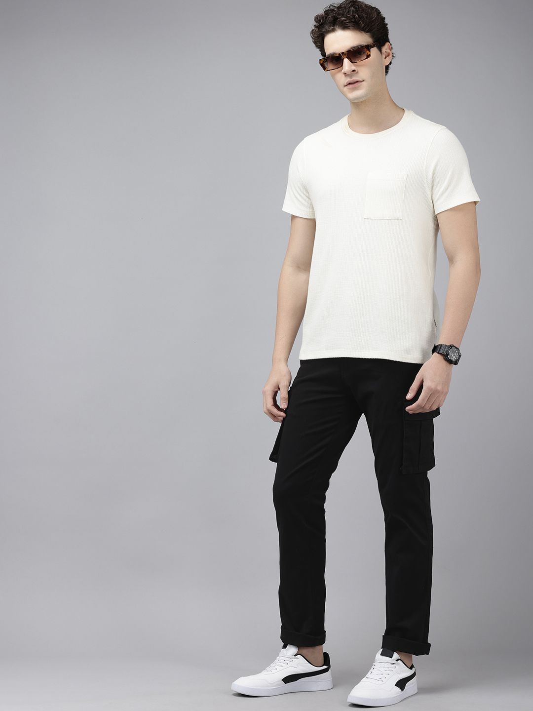 SPYKAR Men Cargos Trousers