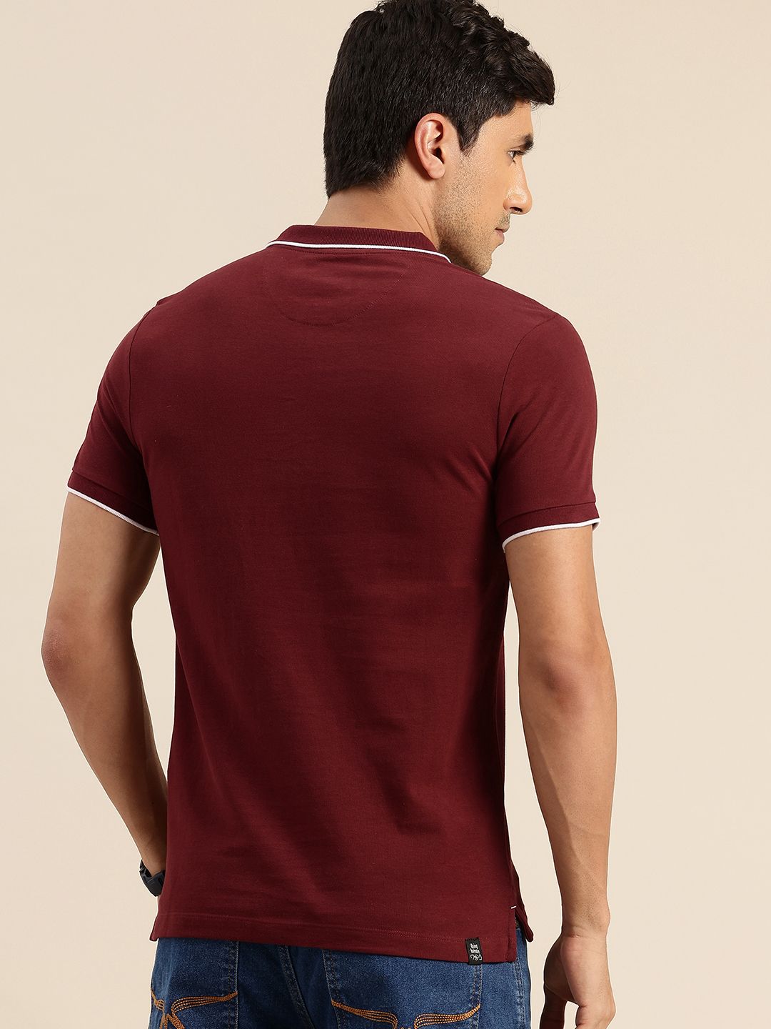 Being Human Pure Cotton Polo Collar Casual T-shirt