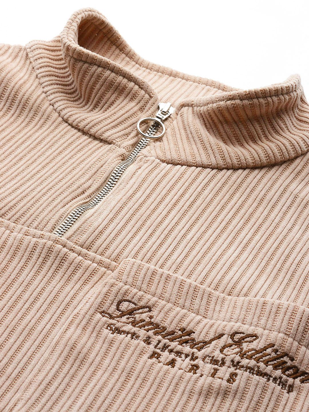 The Indian Garage Co Embroidered Corduroy Sweatshirt