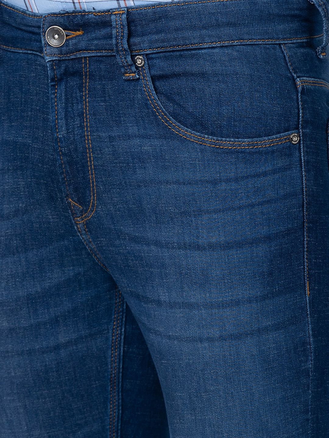 SPYKAR Men Super Skinny Fit Low-Rise Light Fade Stretchable Jeans