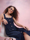 DressBerry Side Slit A-Line Midi Dress