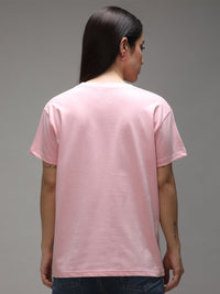 DILLINGER Women Boxy Regular Puff Printed Tshirt