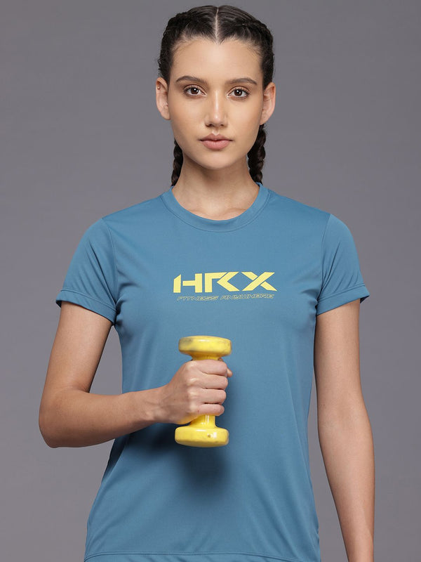 HRX by Hrithik Roshan Printed Rapid-Dry Training T-shirt