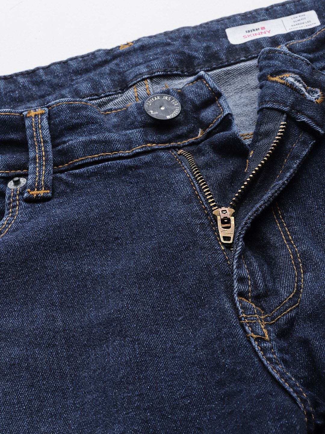 SPYKAR Men Skinny Fit Low-Rise Light Fade Jeans
