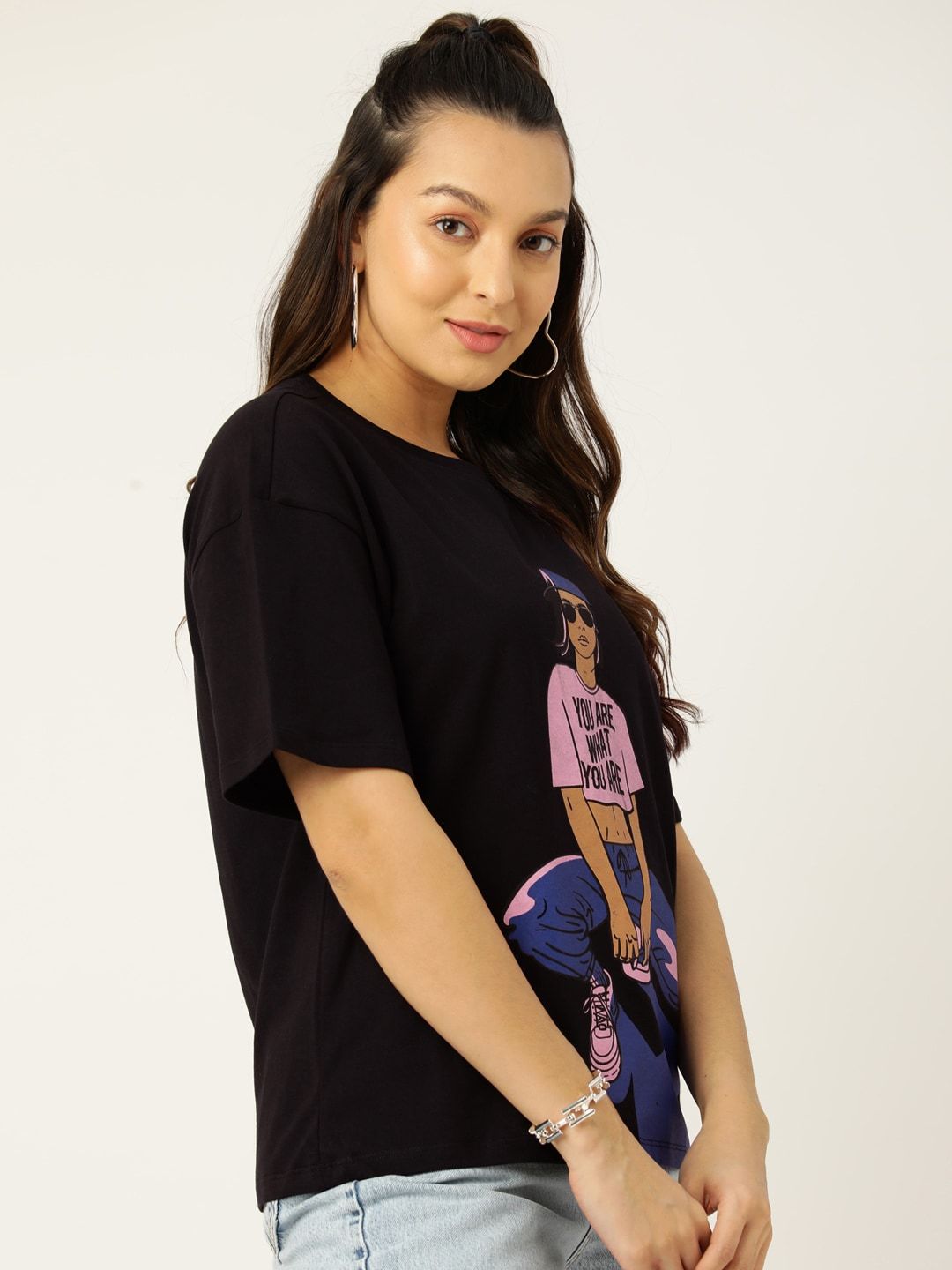 DressBerry Printed Pure Cotton T-shirt