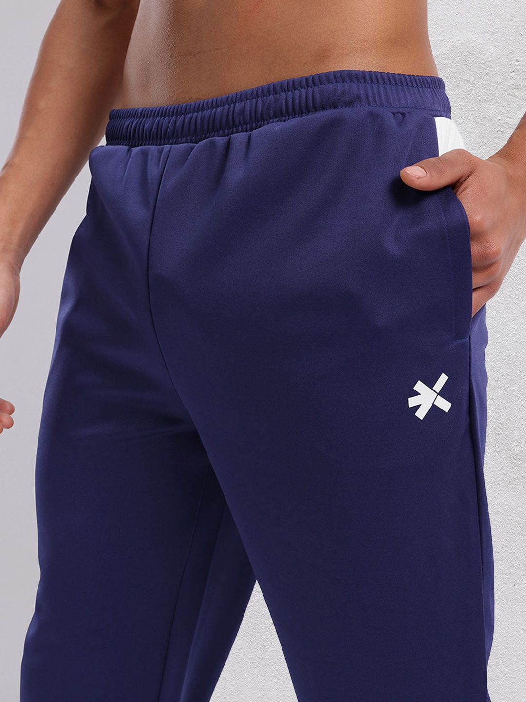 HRX by Hrithik Roshan Men Typography Detail Paneled Rapid-Dry Running Track Pants