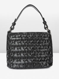 DressBerry Textured Structured Handheld Bag