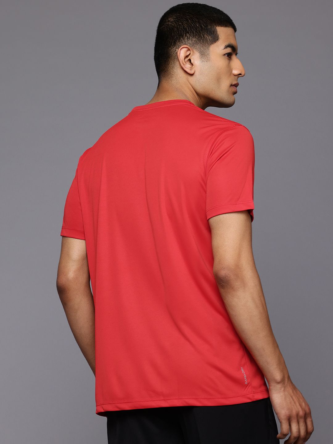 HRX by Hrithik Roshan Brand Logo Printed Rapid-Dry Training T-shirt