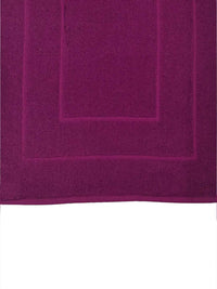 BOMBAY DYEING Purple Pure Cotton Anti Skid 450 GSM Bath Rugs