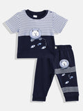 Moms Love Infant Boys Pure Cotton T-shirt With Joggers