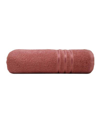 MYTRIDENT Red 400 GSM Pure-Cotton Bath Towel