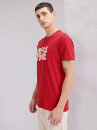 HRX by Hrithik Roshan Pure Cotton Printed Yoga T-shirt