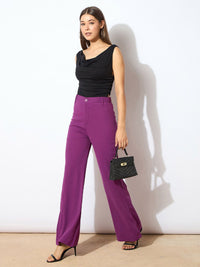 SASSAFRAS worklyf Women High-Rise Bootcut Trousers