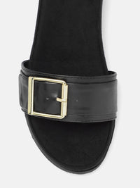 Lino Perros Women Open Toe Flats with Buckles