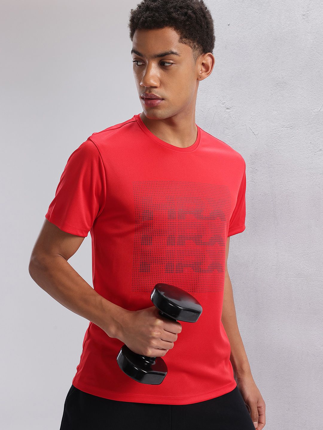 HRX by Hrithik Roshan Twin Collection Rapid-Dry Printed Training T-shirt