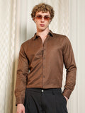 Campus Sutra Men Comfort Fit Geometric Printed Spread Collar Cotton Casual Shirt