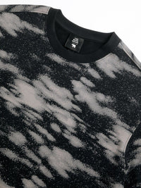THE BEAR HOUSE Abstract Printed Round Neck Oversized Cotton T-shirt