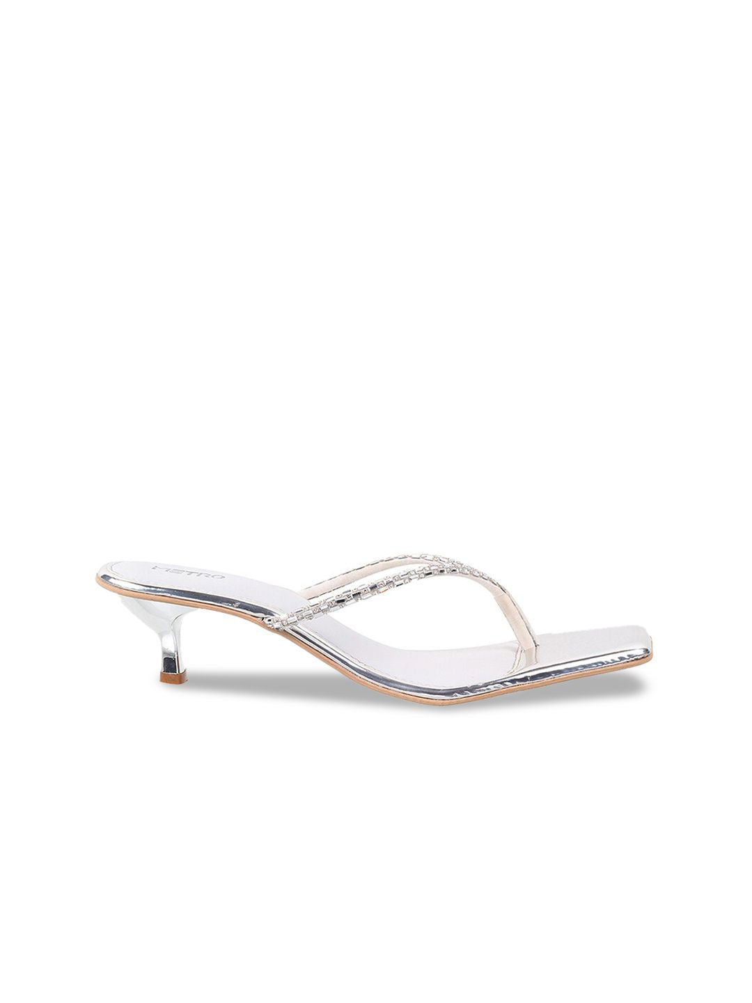 Metro Embellished Kitten Heels