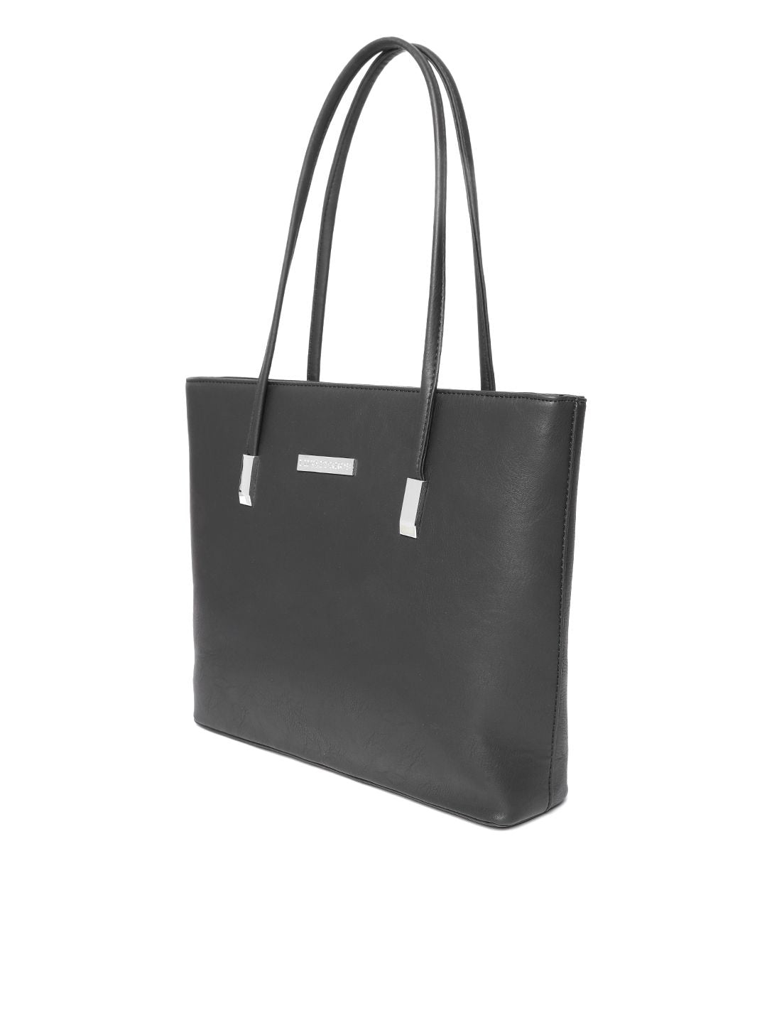 Lino Perros Black Solid Shoulder Bag