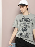 DILLINGER Graphic Printed Drop-Shoulder Sleeves Pure Cotton T-shirt