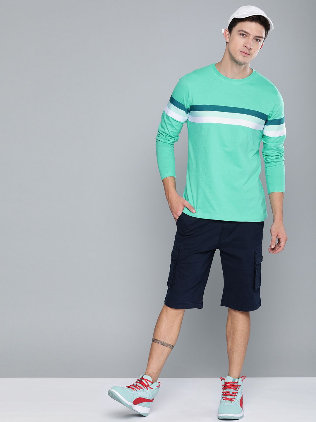 Difference of Opinion Men Sea Green T-shirt